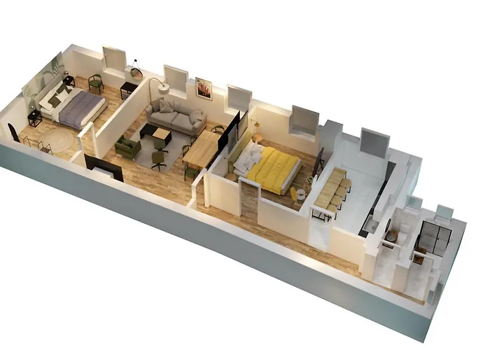 アパート Olive - Scandi - Kingsize - Free Parking ハノーファー